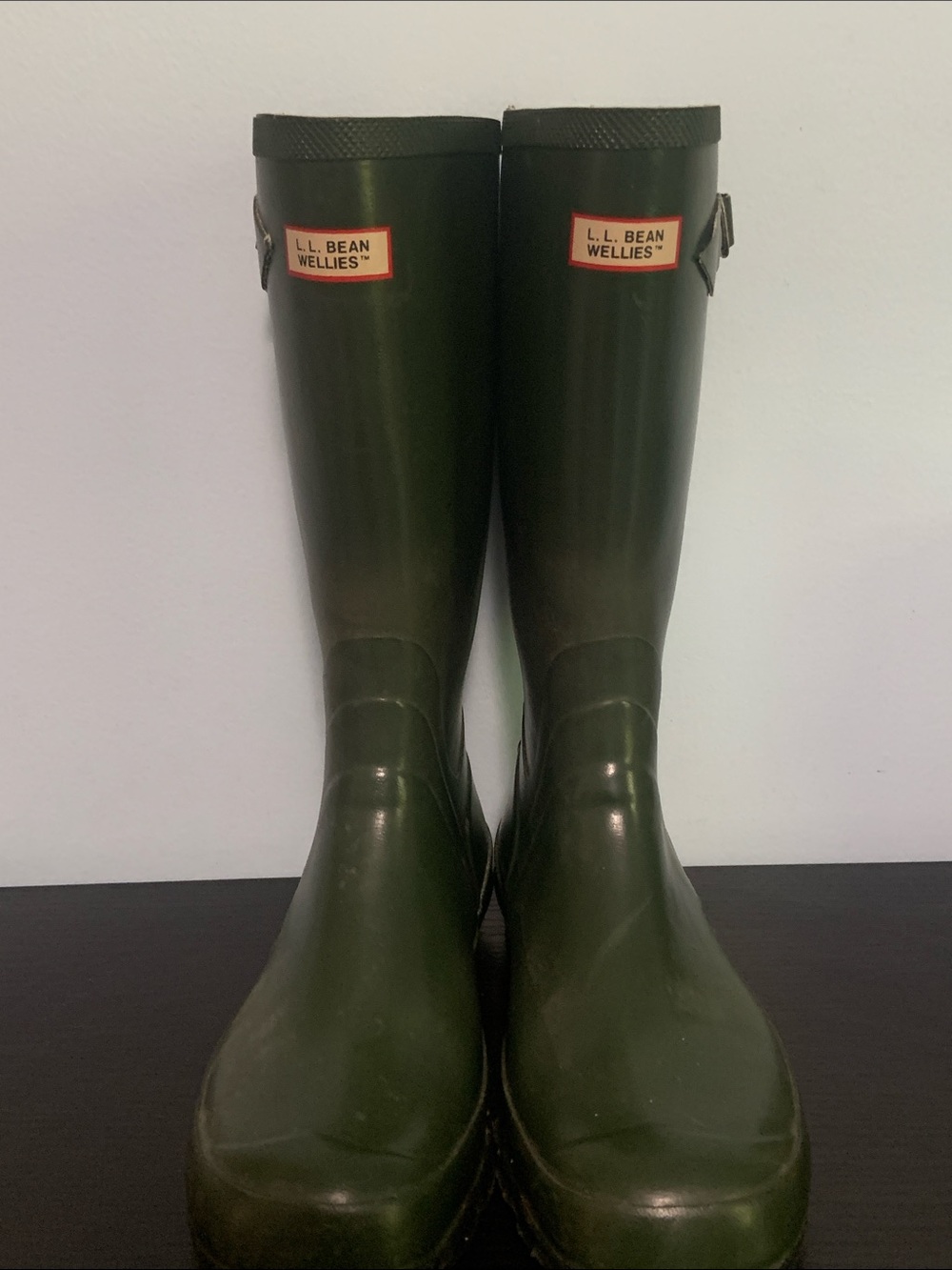 L.L.Bean Green Wellies size 9